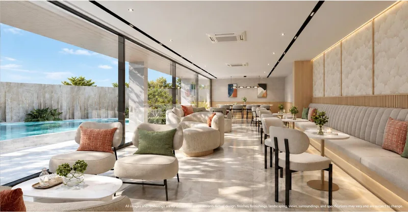 Poolside café and lounge at Vibe Downtown Karon