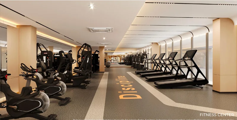 Fitness center at Vibe Downtown Karon